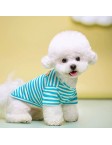 Puppy Contrast Stripe T Shirt