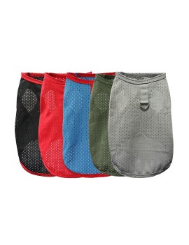 Contrast Color Mesh Pet Vest