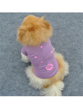 Text Print Pet Vest