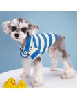 Pet Striped Polo Shirt