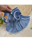 Blue Denim Skirt for Pets