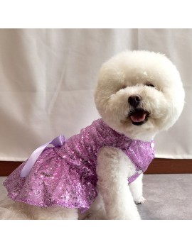 Pet Sequin Dress