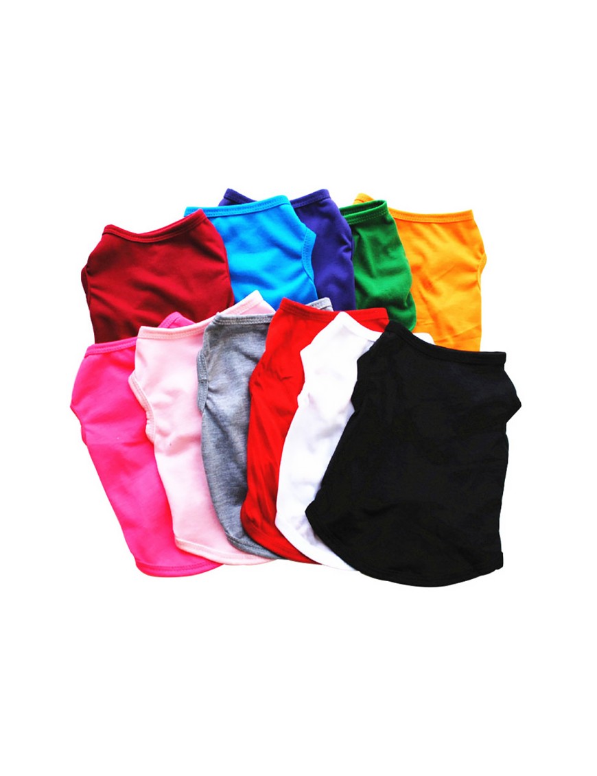 Solid Color Lightweight Pet Vest